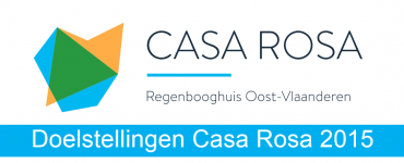 Logo Casa Rosa + 'Doelstellingen Casa Rosa 2015'